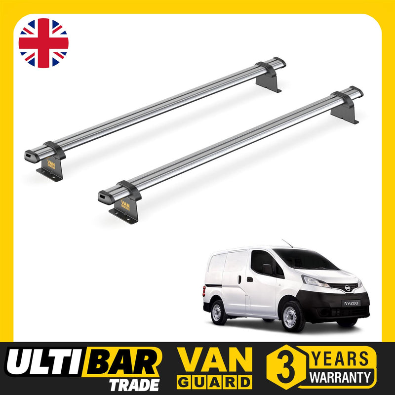 Nissan NV200 (2009-2021) - 2 Van Guard Ultibar Trade Roof Bars