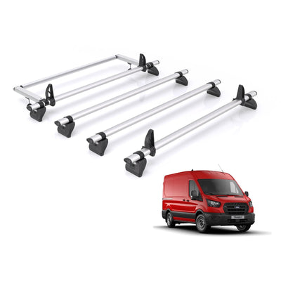 Ford Transit (2014 onwards) - Rhino Kammbar Pro Roof Bars and Rear Roller