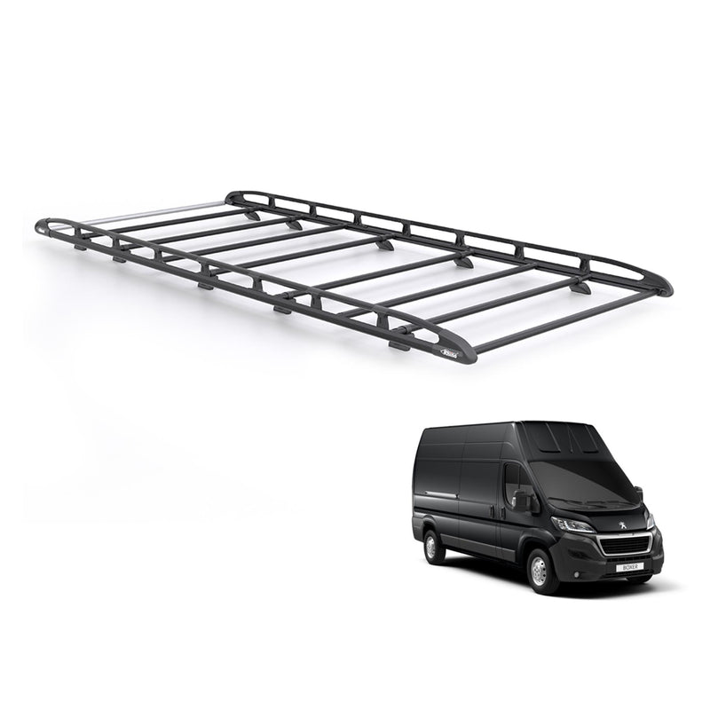 Peugeot Boxer (2006-) - Rhino KammRack Black Roof Rack