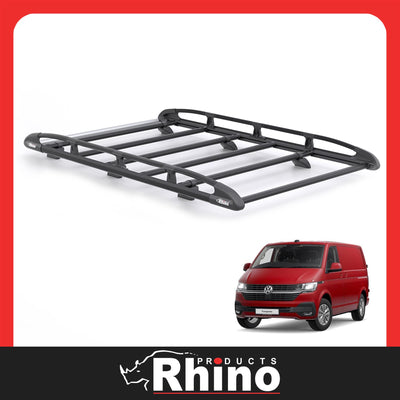 VW Transporter (2015-2024) - Rhino KammRack Black Roof Rack