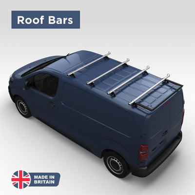 Fiat Scudo (2022-) - 4 Roof Bars & Roller