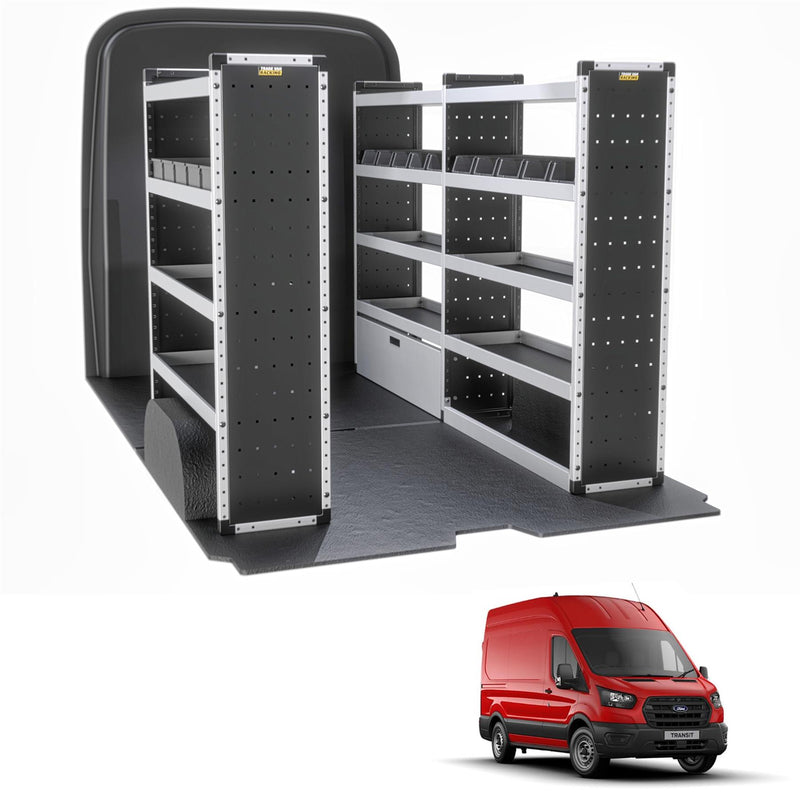 Ford Transit Van Guard Racking - Driver + Passenger Side [Silver Pack]