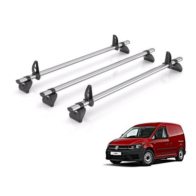 VW Caddy (2015-2020) - Rhino Kammbar Fleet Roof Bars
