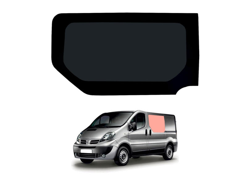 Nissan Primastar (2001-2014) Passenger Side Fixed Window Privacy Camper Glass