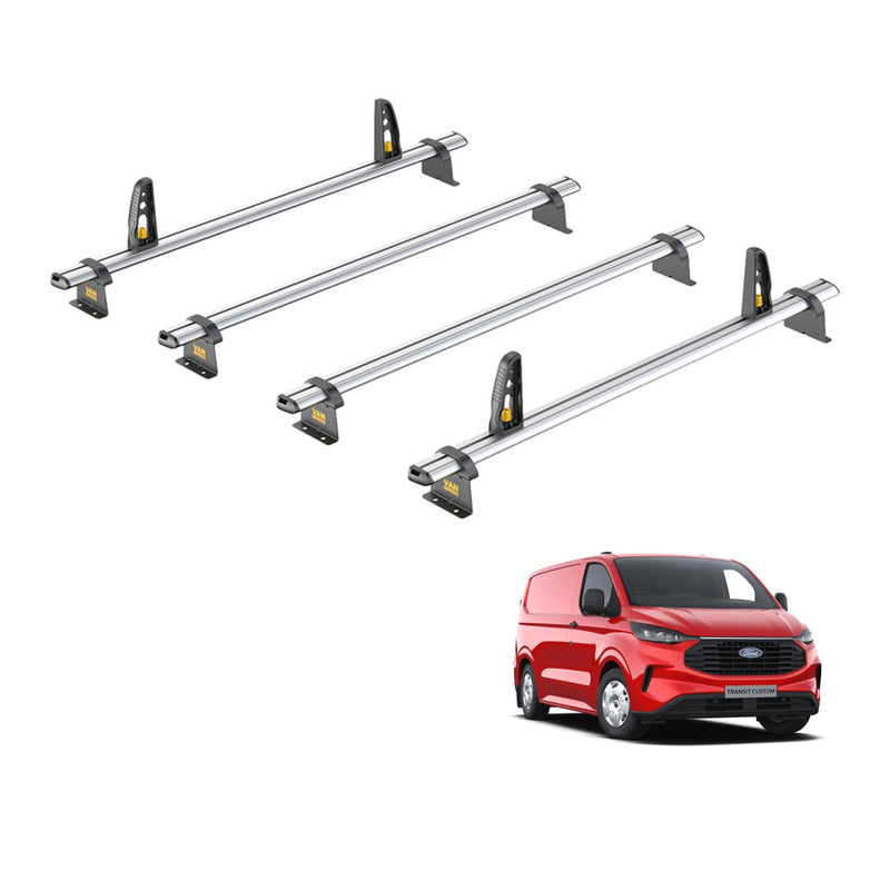 Ford Transit (2024-) Custom - 4 Van Guard UltiBar Plus Roof Bars