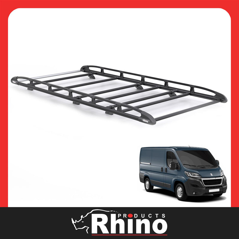 Peugeot Boxer (2006 onwards) - Rhino KammRack Black Roof Rack