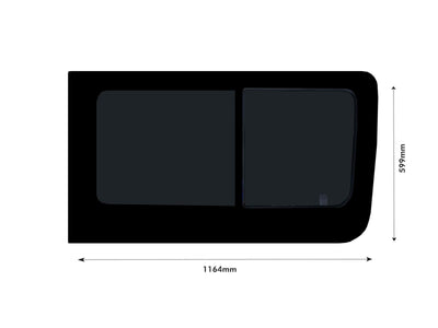 VD Glass - Mercedes Sprinter 2006- Rh Side Open Tint Kit