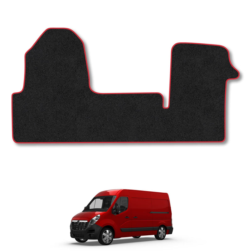 Vauxhall Movano (2010-2021) Carpet Floor Mat Red Trim
