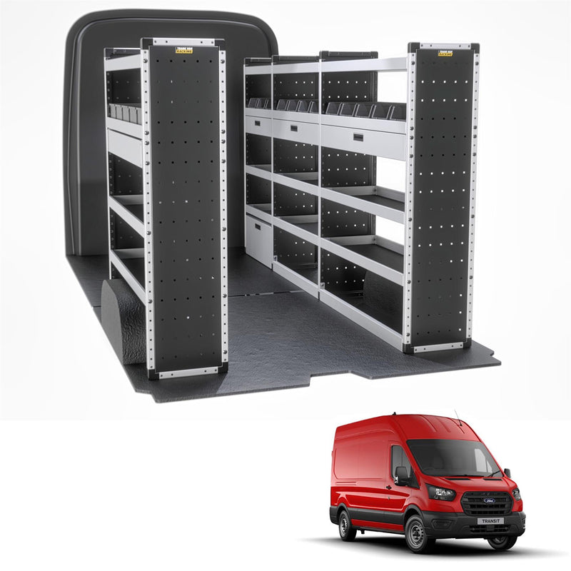 Ford Transit Van Guard Racking - Driver + Passenger Side [Gold Pack]
