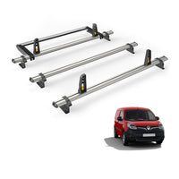 Renault Kangoo (2008-2021) - 3 Van Guard Ultibar Plus Roof Bars + Roller