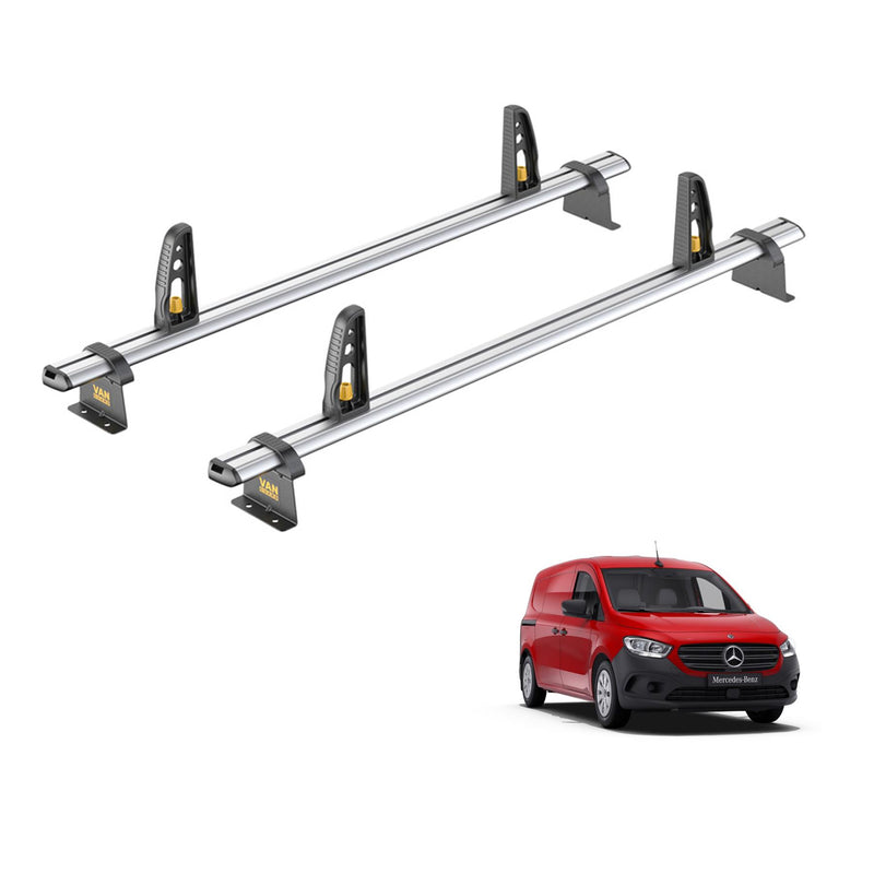 Van Guard Ulti Bar+ 2 Bars Roof Rack For The Mercedes Citan 2022+