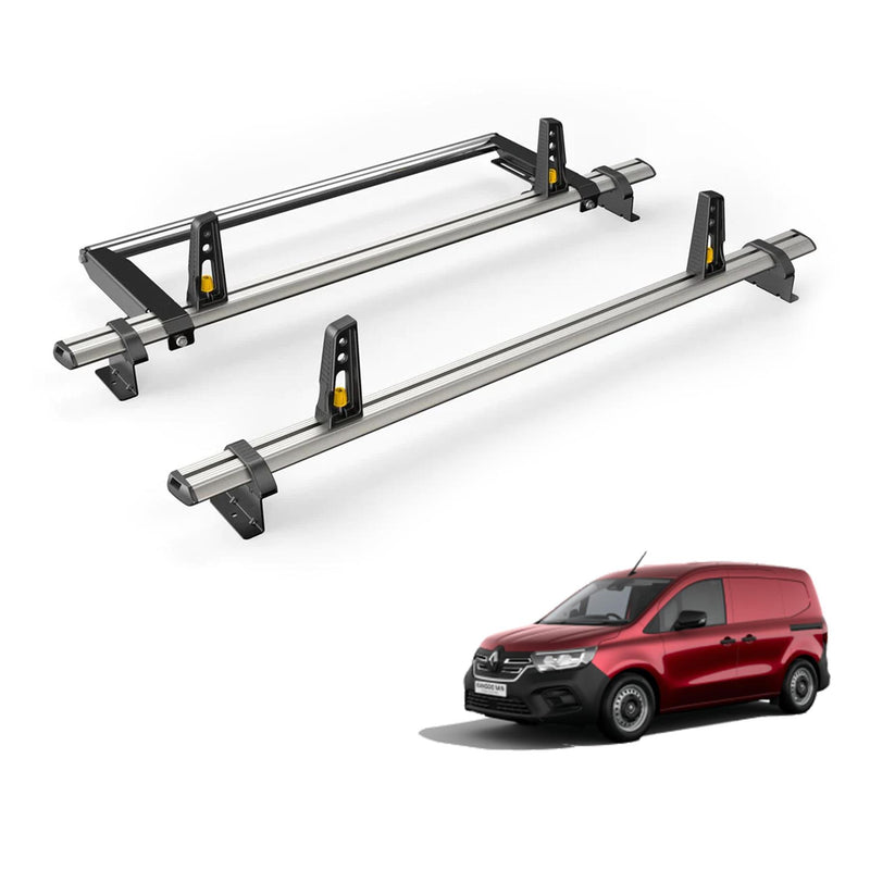 Renault Kangoo Roof Rack for 2021+ 2x Roof Bars & Roller - Van Guard Plus