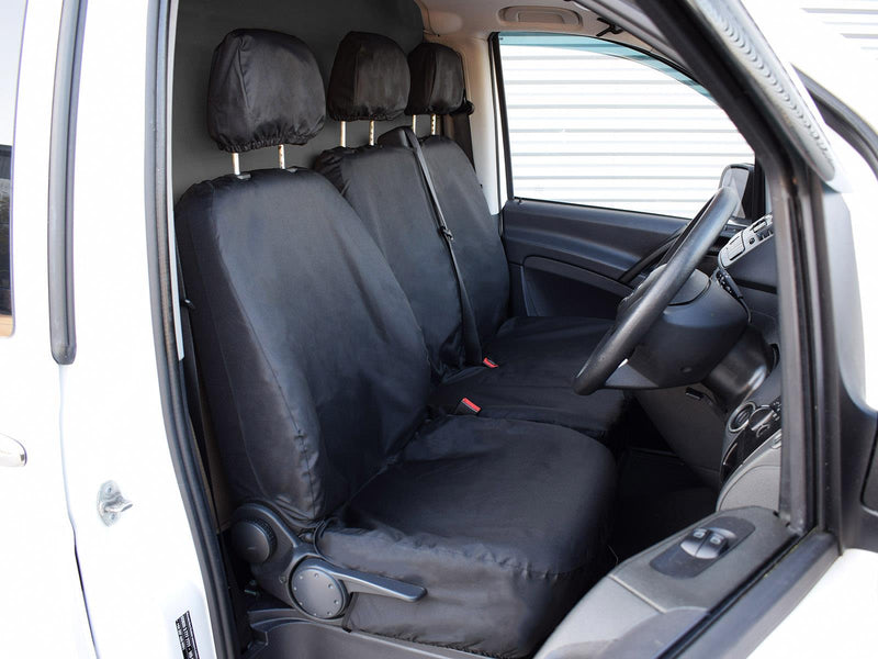 Mercedes Vito (2003-2014) - Tailored Front Row Seat Covers in Black (1+2)