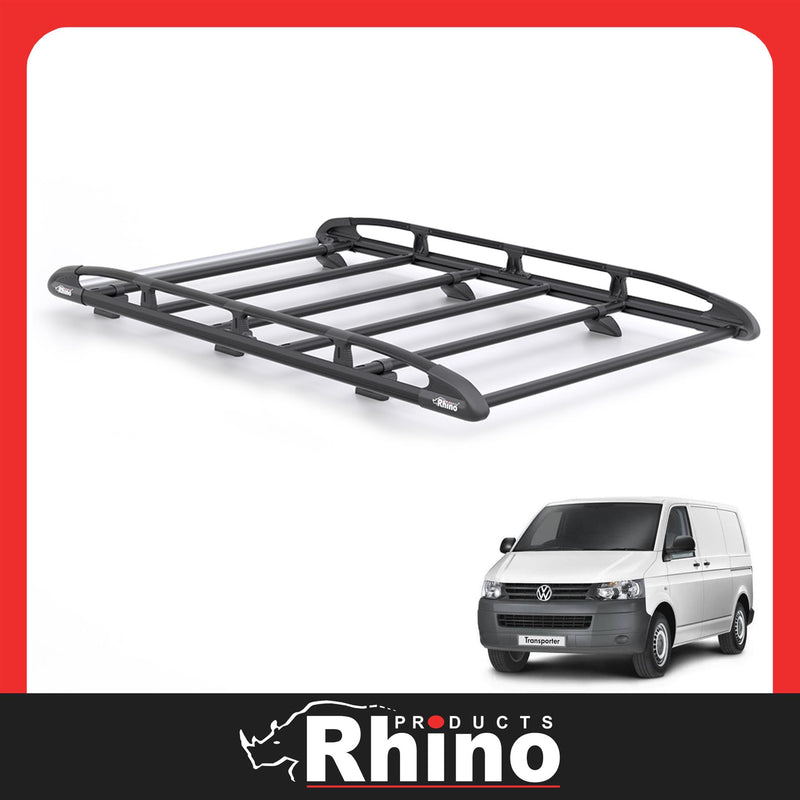 VW Transporter (2003-2015) - Rhino KammRack Black Roof Rack