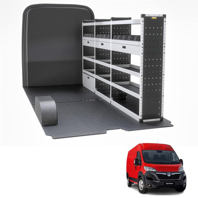 Vauxhall Movano Van Guard Racking - Driver Side [Gold Pack]