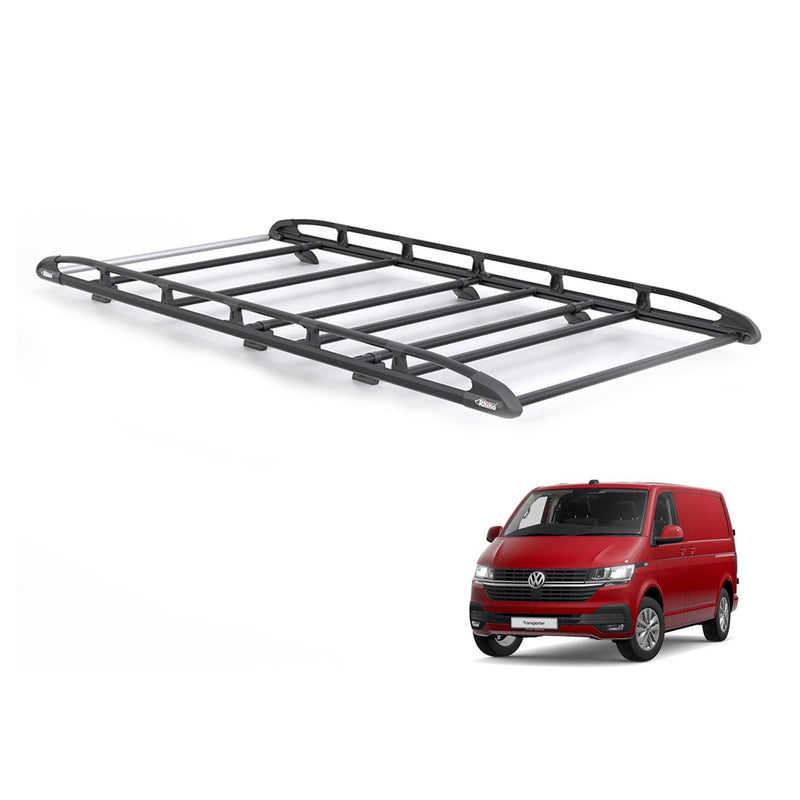 VW Transporter (2015-2024) - Rhino KammRack Black Roof Rack
