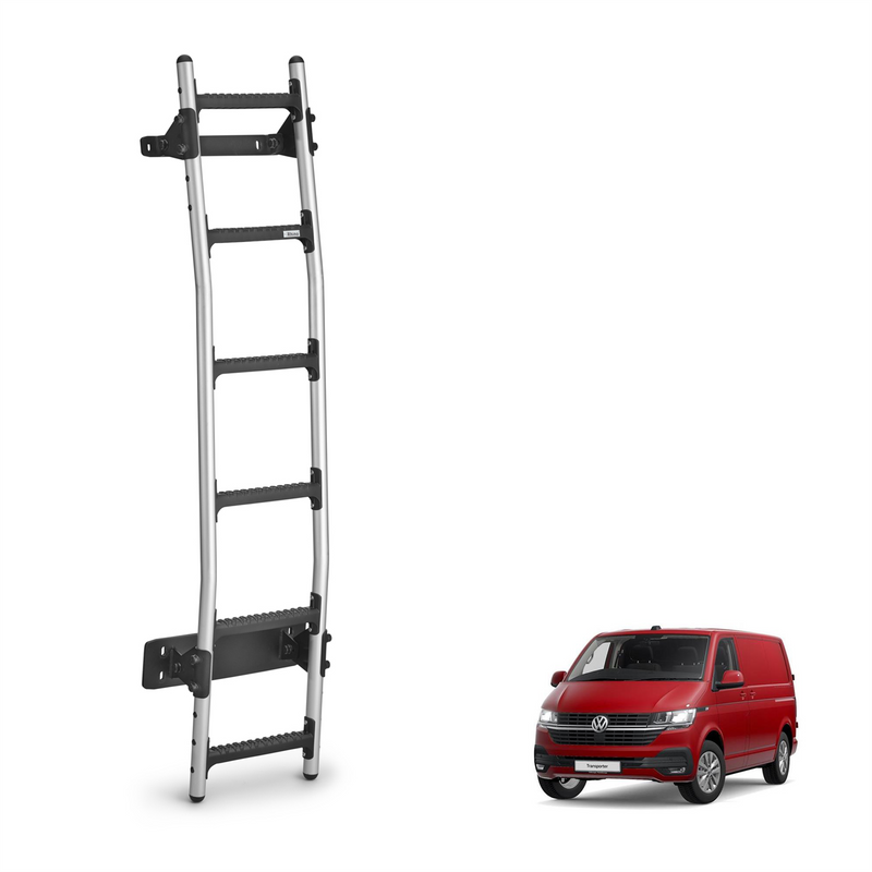 VW Transporter (2003-2024) - Rhino Aluminium 6 Step Rear Door Ladder