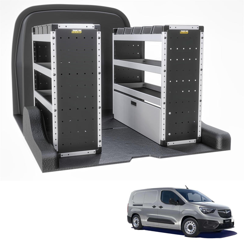 Vauxhall Combo Van Guard Racking - Driver + Passenger Side [Silver Pack]