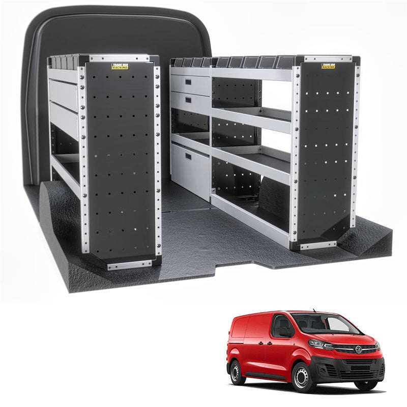 Vauxhall Vivaro Van Guard Racking - Driver + Passenger Side [Gold Pack]