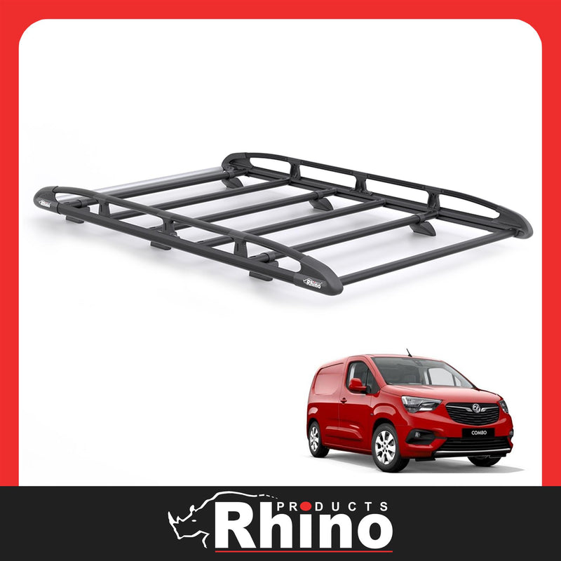 Vauxhall Combo (2018-) - Rhino KammRack Black Roof Rack