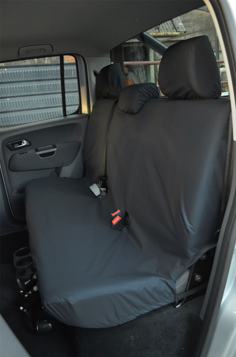 VW Amarok (2011-) - Tailored Seat Covers in Black (Front & Rear Bundle)