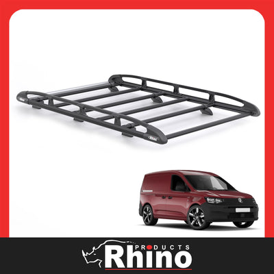 VW Caddy (2020-) - Rhino KammRack Black Roof Rack