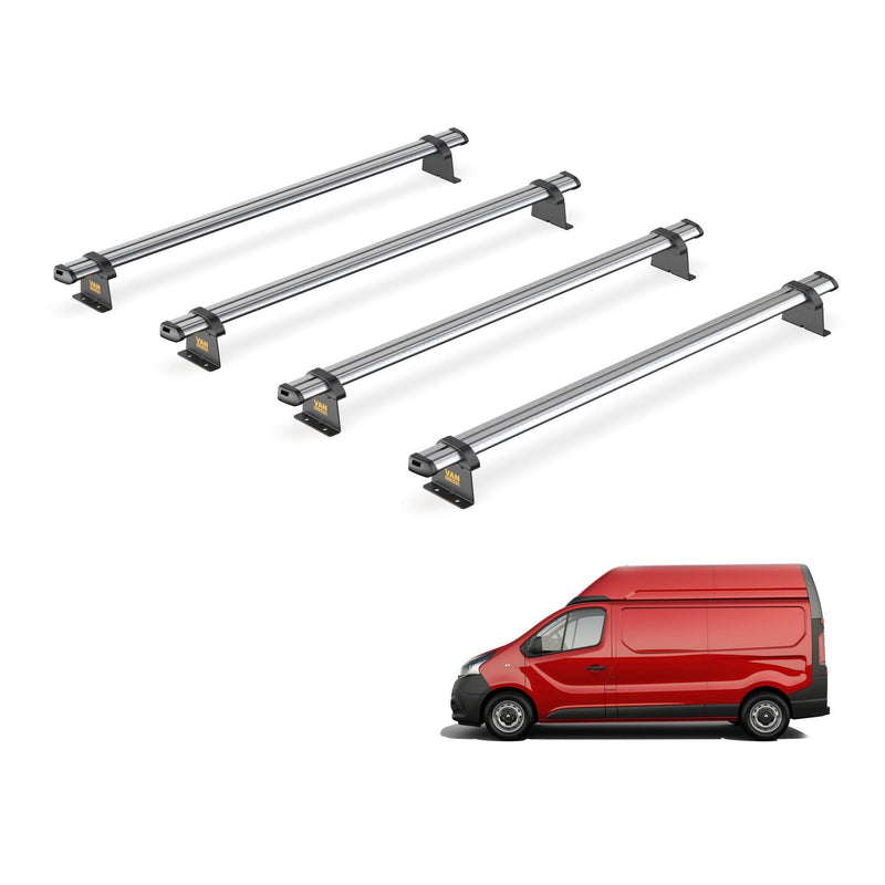 Vauxhall Vivaro (2014-2019) - 4 Van Guard Ultibar Trade Roof Bars