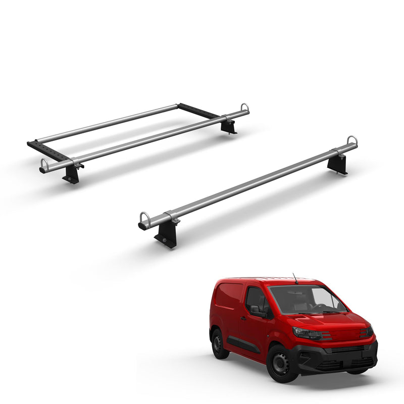 Peugeot Partner (2018-) - 2 Roof Bars & Roller