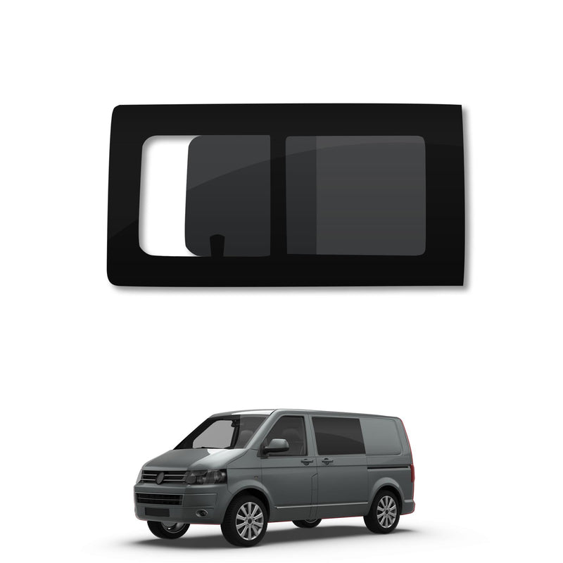 VW Transporter T5 (2003-2015) Passenger Side Opening Window Privacy Camper Glass