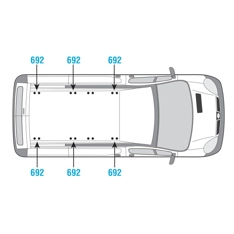 Fiat Talento (2016-2020) - Van Guard Ulti Roof Rack