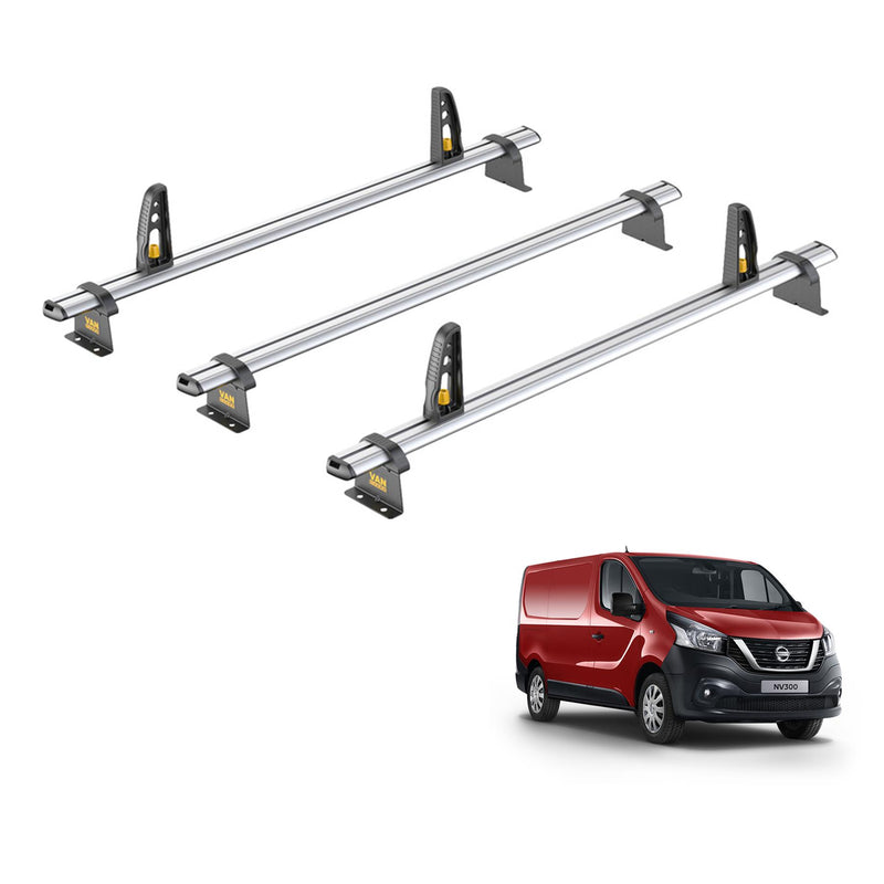 Nissan Primastar (2001-2014) - 3 Van Guard Ultibar Plus Roof Bars