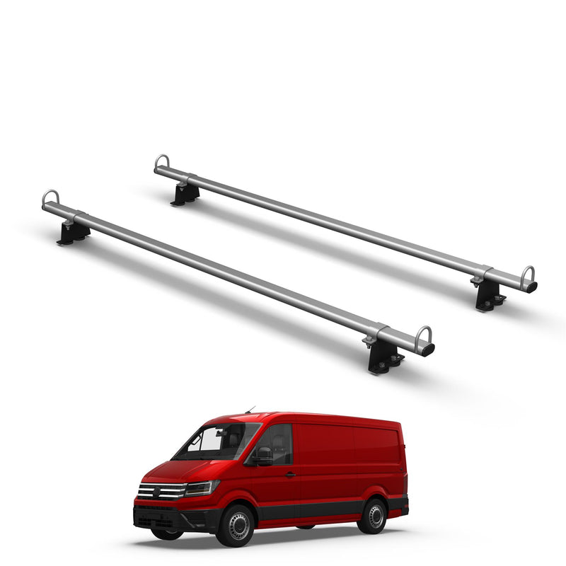 VW Transporter Roof Rack for 2024+ Vans 4x Heavy-Duty Steel Roof Bars
