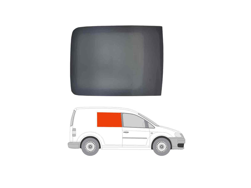 VW Caddy SWB (2004-2020) Driver Side Fixed Window Privacy Camper Glass