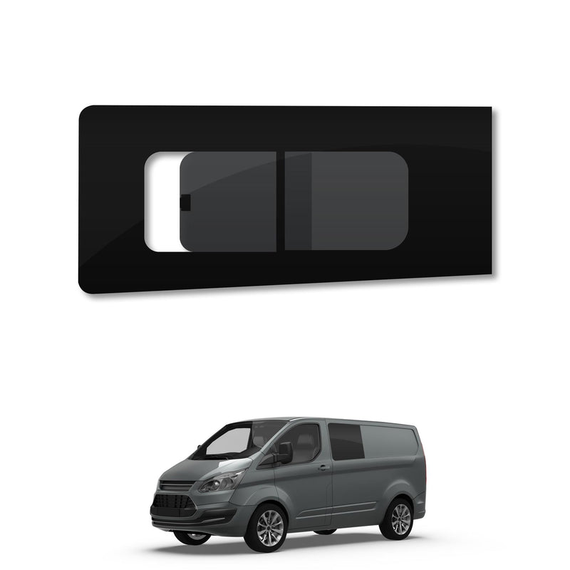 Ford Transit Custom (2013-2023) Passenger Side Left Hand Opening Dark Tint Window Camper Van Glass