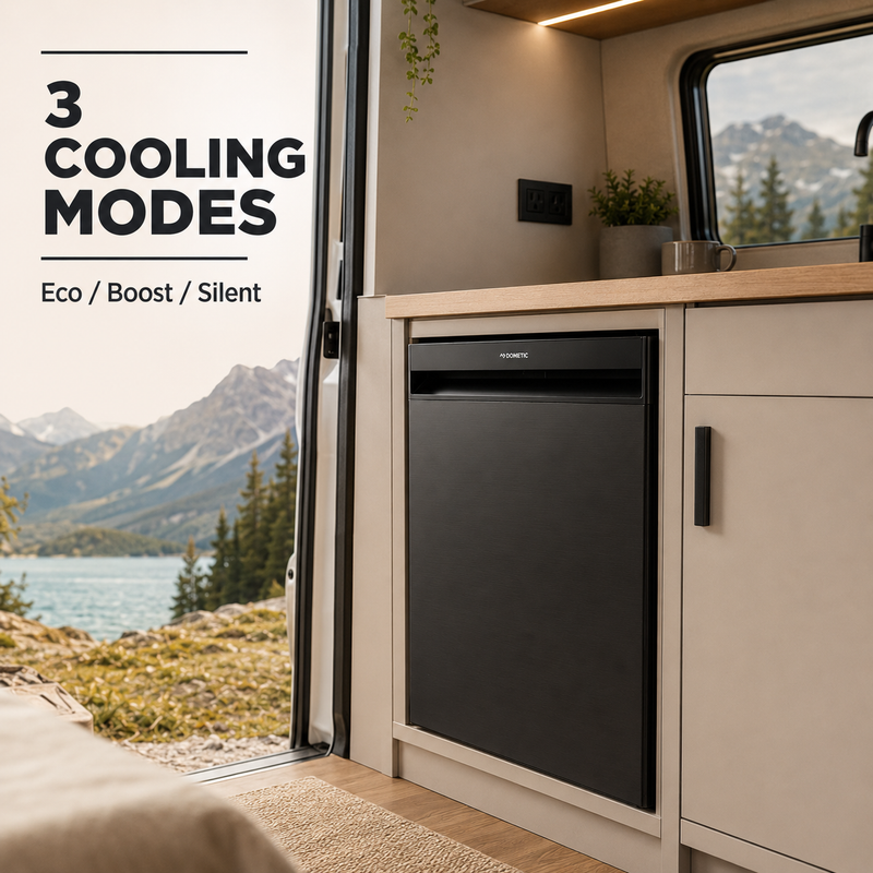 Dometic NRX60C 58L 3-in-1 Campervan Fridge Freezer – 12V/24V
