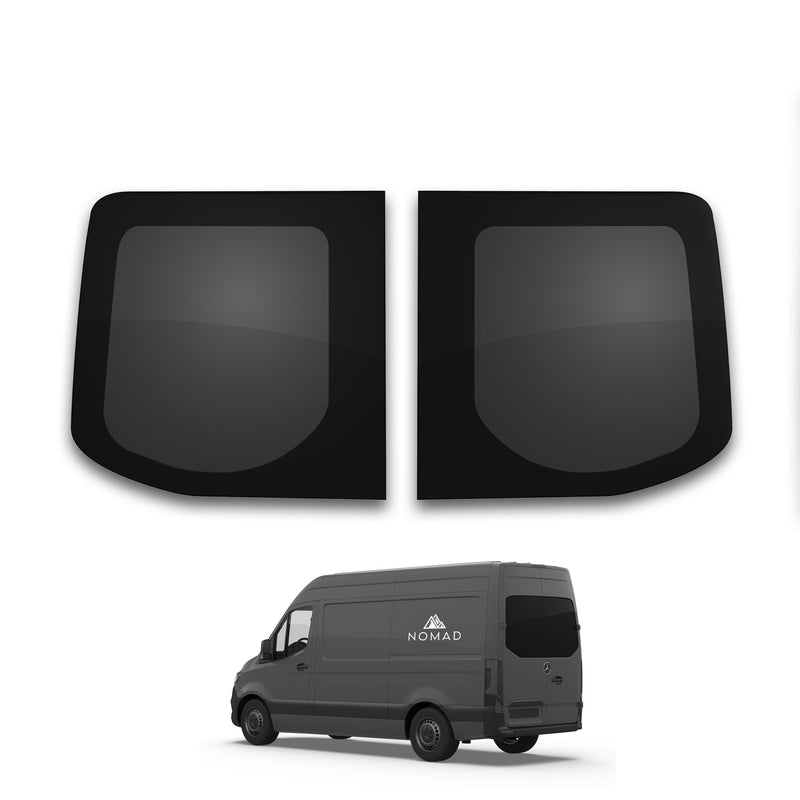 Mercedes Sprinter (2018-) Rear Barn Door Window Privacy Camper Glass