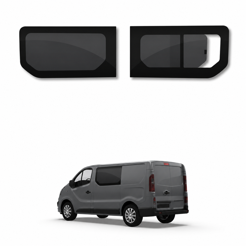 Nissan NV300 (2016-2021) Driver Opening Passenger Fixed Side Windows Privacy Camper Glass