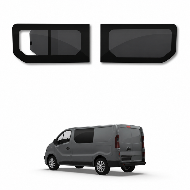 Nissan NV300 (2016-2021) Driver Fixed Passenger Opening Side Windows Privacy Camper Glass