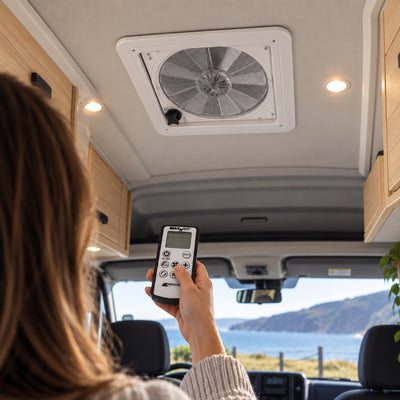 MaxxFan Deluxe Compact Roof Fan With Remote