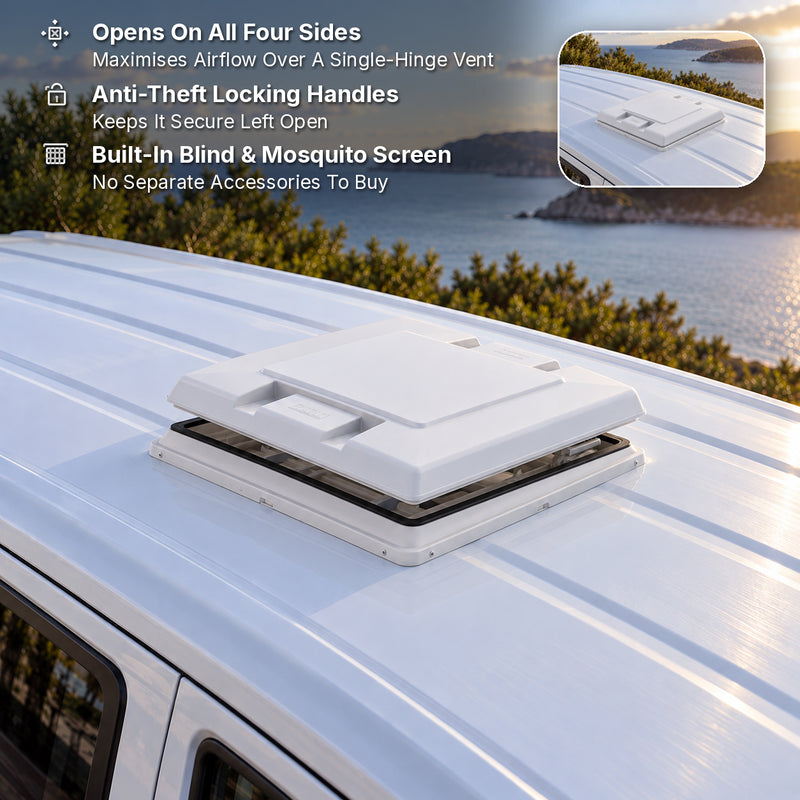 Fiamma Vent 50 Roof Light With Blackout Blind