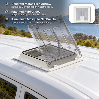 Fiamma Vent Roof Light - Crystal (400 x 400mm)