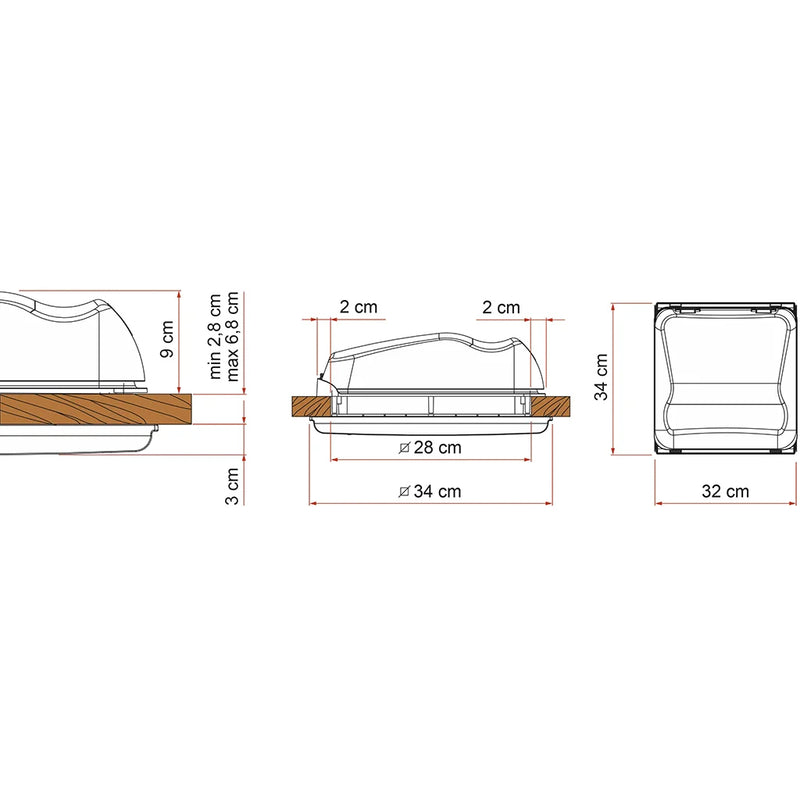 Fiamma Vent 28F Roof Light