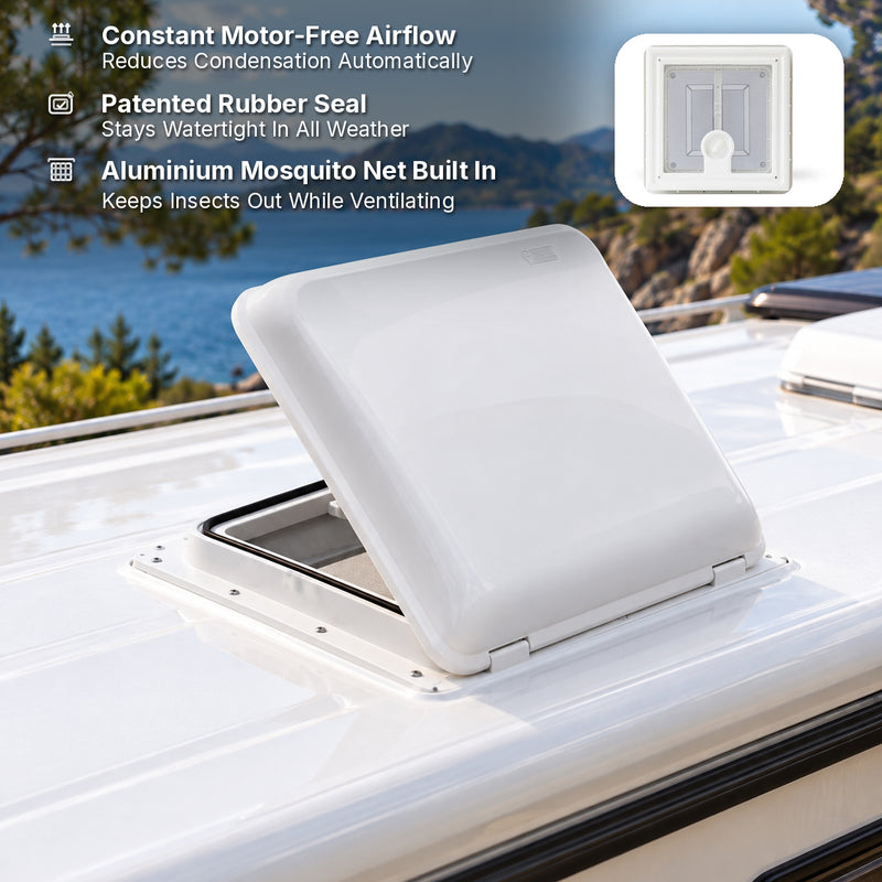 Fiamma Vent Roof Light - White (400 x 400mm)