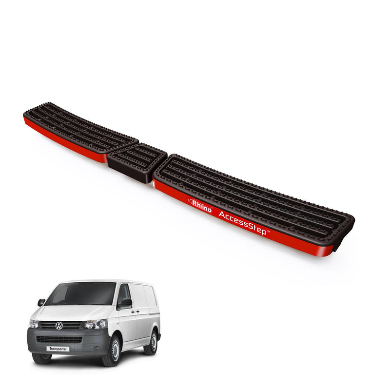VW Transporter (2003-2015) Black Triple AccessStep - No Reverse Sensors