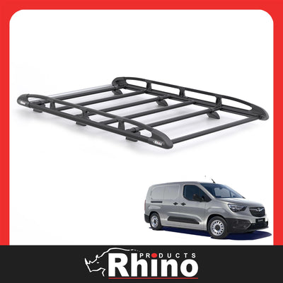 Vauxhall Combo (2018 onwards) - Rhino KammRack Black Roof Rack