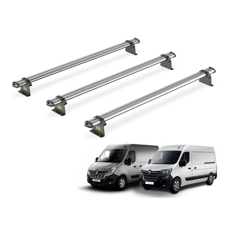 Renault Master (2010-2024) - 3 Van Guard Ultibar Trade Roof Bars