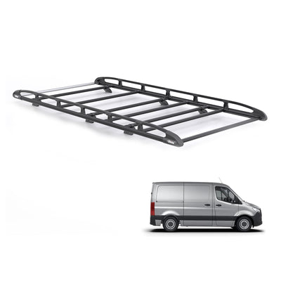 Mercedes Sprinter (2018 onwards) - Rhino KammRack Black Roof Rack