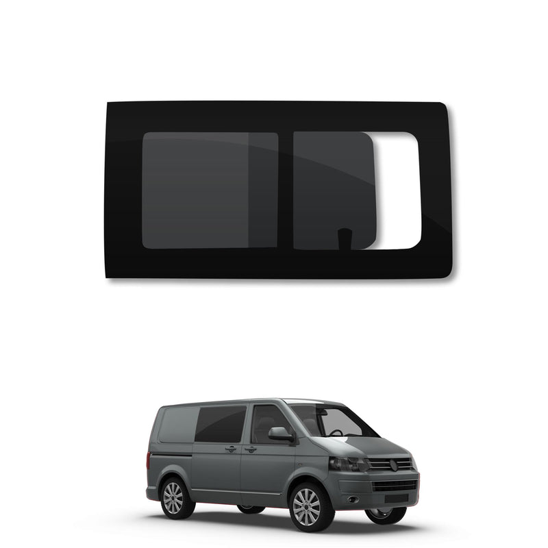 VW Transporter T5 (2003-2015) Driver Side Opening Window Privacy Camper Glass