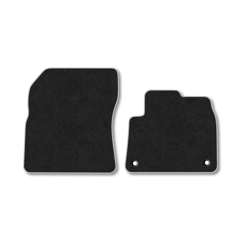 Citroen Berlingo (2018+) [Press Stud] Carpet Floor Mat Grey Trim