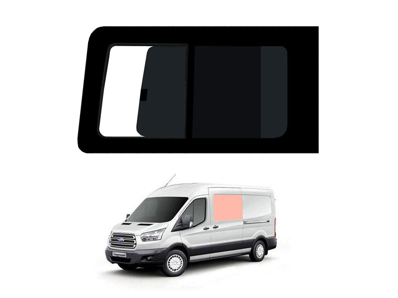 Ford Transit (2014-) Passenger Side Opening Window Privacy Camper Glass